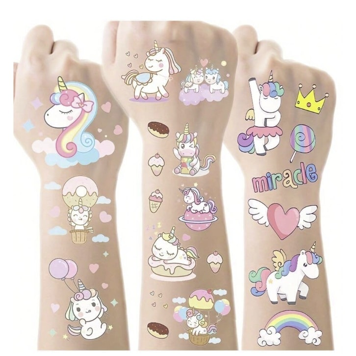 Tatuagens Temporárias Infantis Unicórnio