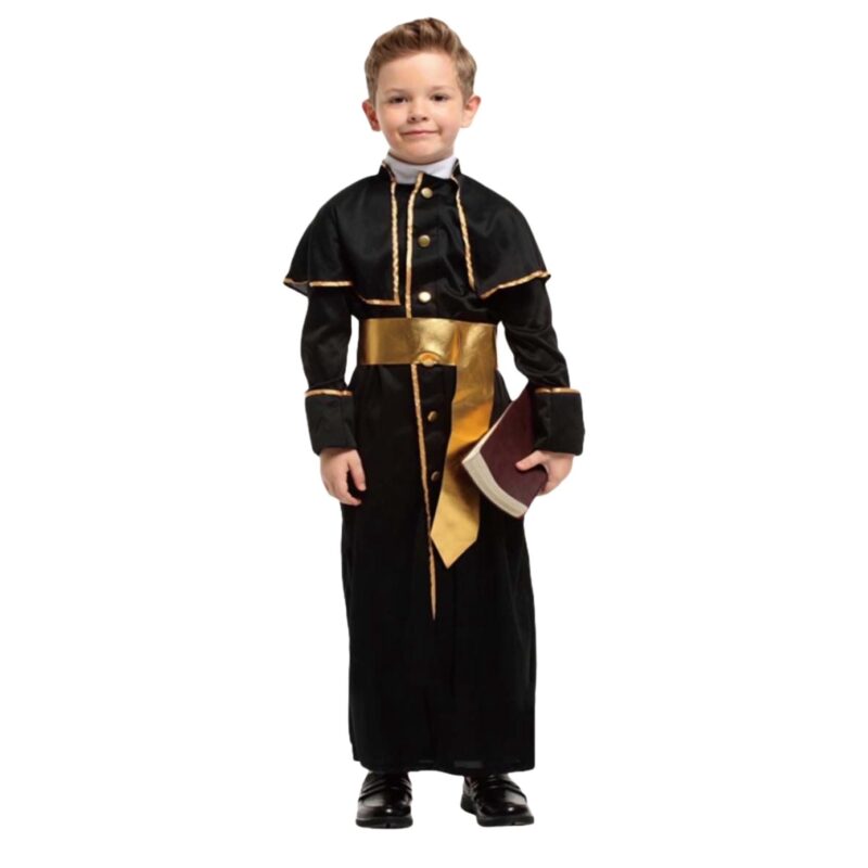 Fato Disfarce Criança Padre