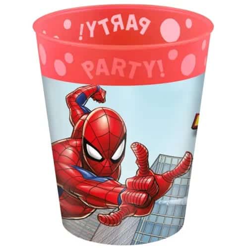 Copo do Homem Aranha Plástico 250 ml