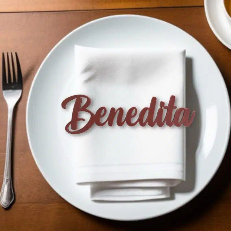 Marcadores de Mesa com Nome para Casamentos