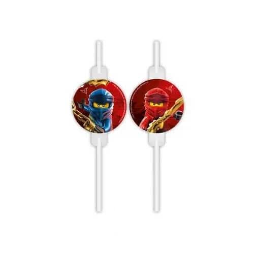 4 Palhinhas Lego Ninjago