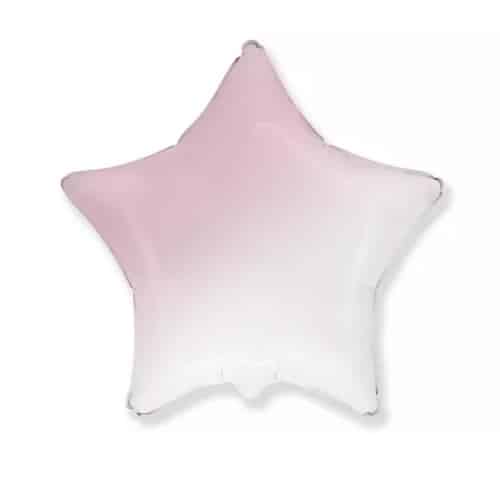 Balão Estrela Rosa Degrade 50 cm