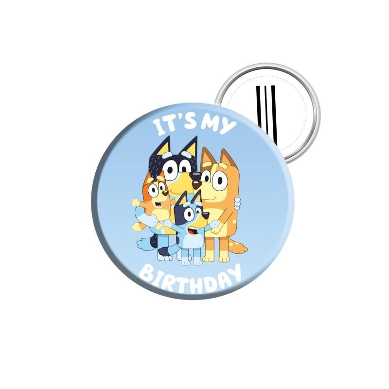 Medalha Bluey e Bingo para Aniversariante