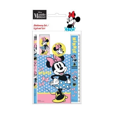 Conjunto Escolar da Minnie de 5 Peças