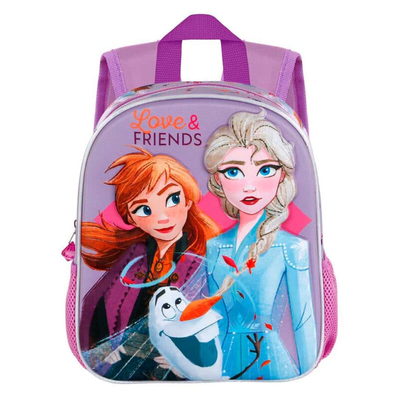 Mochila Frozen 3D Pré-Escolar Frozen 31 cm