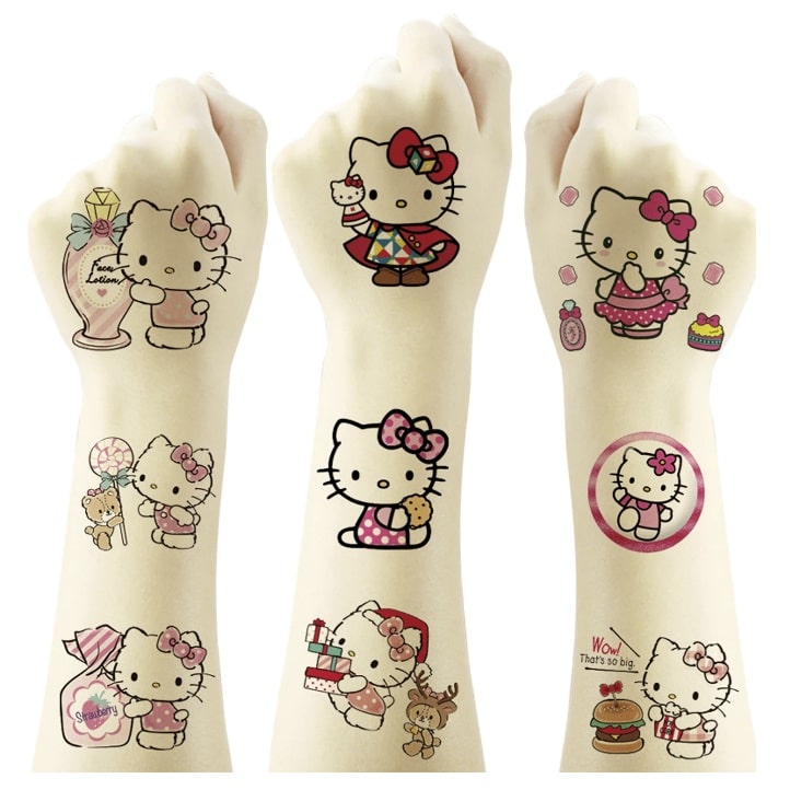 Tatuagens Hello Kitty Temporárias Infantis
