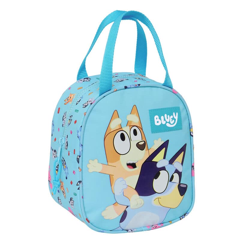 Lancheira Térmica Bluey e Bingo Escolar 22 cm