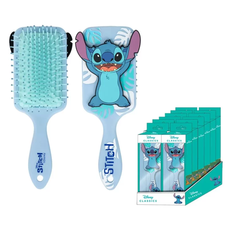 Escova de Cabelo do Stitch 3D Azul