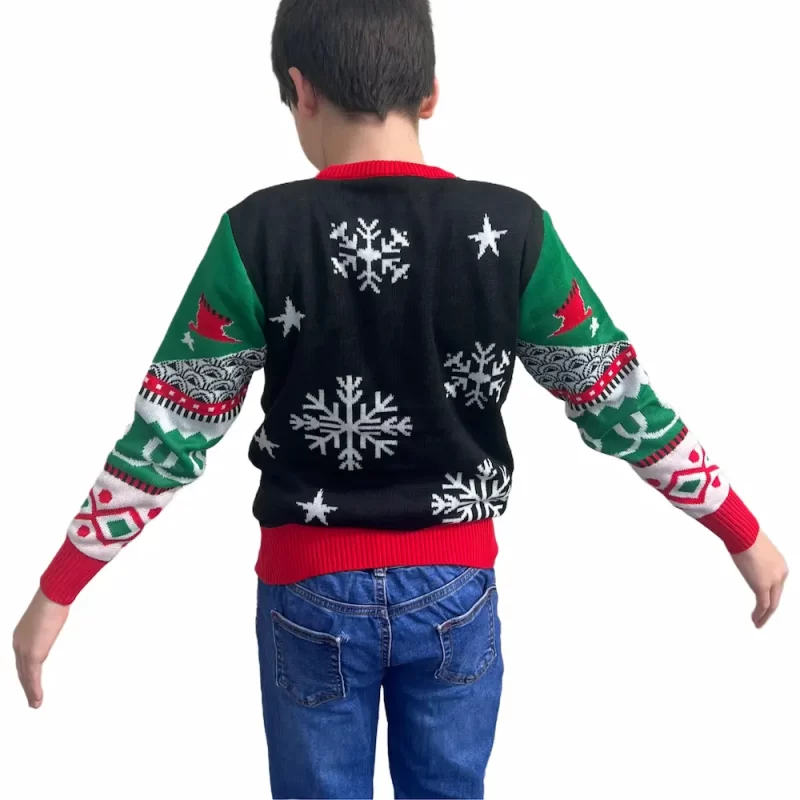 Camisola de Natal em Malha Criança Tamanho 7-9 Anos Unissexo