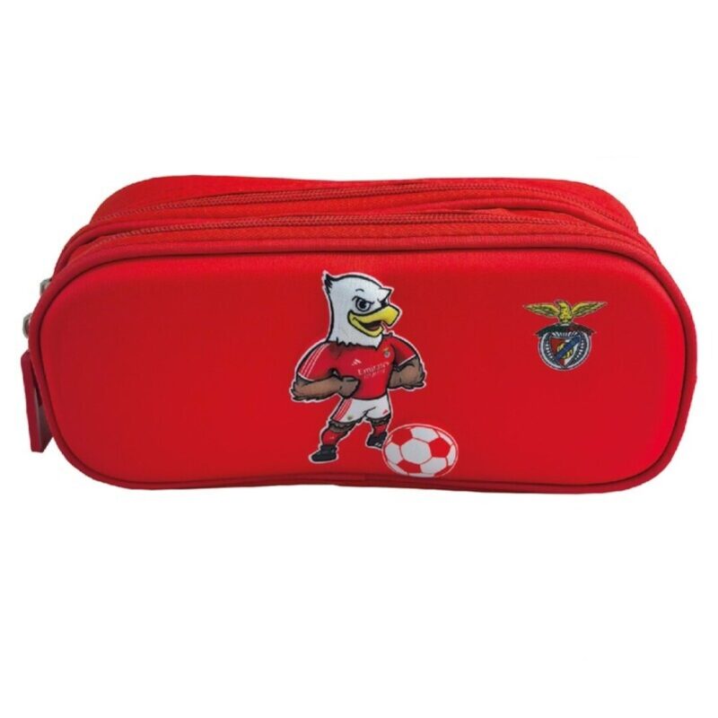 Estojo Duplo Benfica Águia Vitória 3D 23 cm