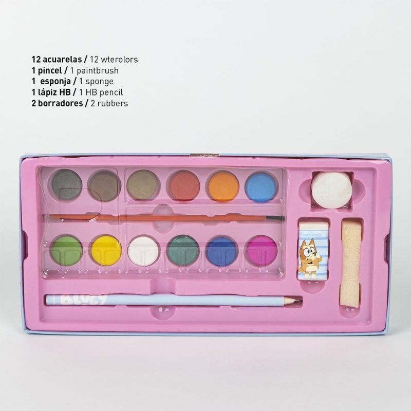 Conjunto para Colorir Bluey e Bingo 42 Peças
