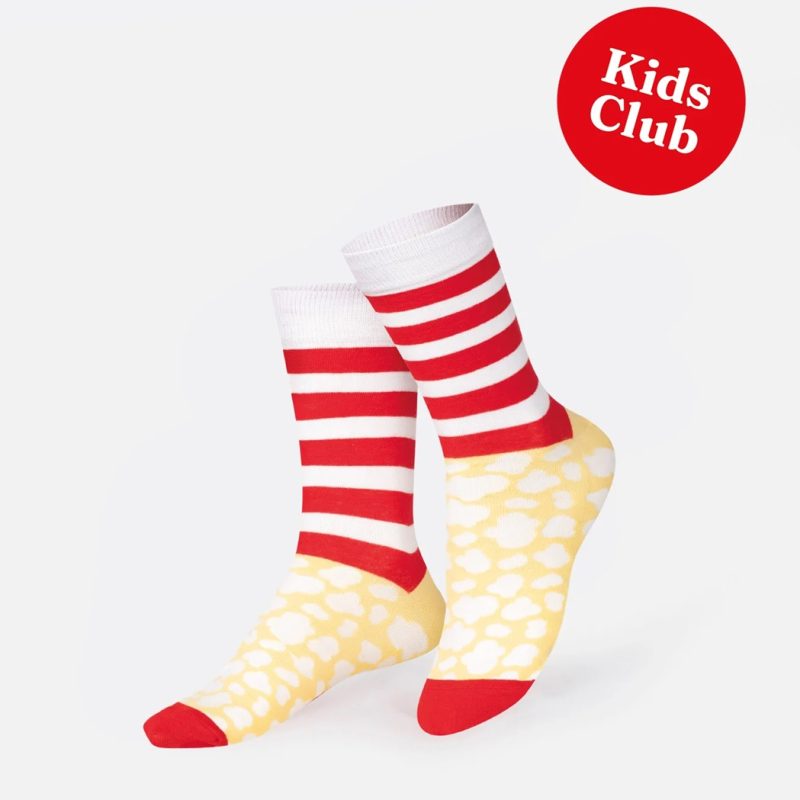 Meias Pipocas Criança Eat My Socks 5-10 Anos