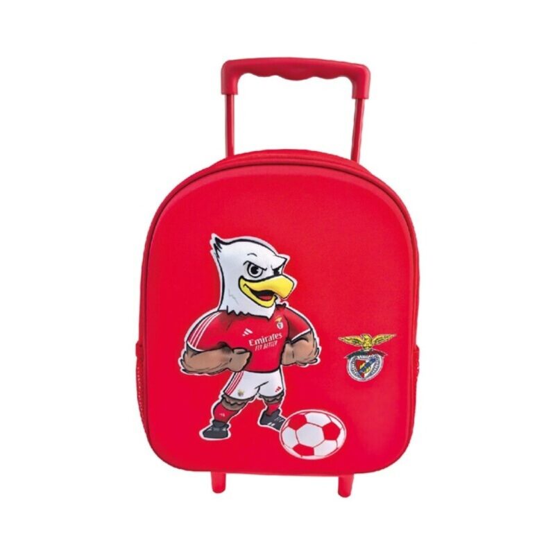 Mochila Pré-Escolar Benfica Águia Vitória Trolley 3D 31 cm