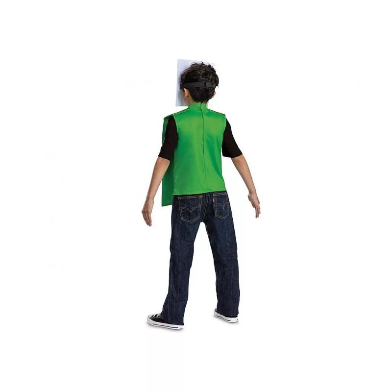 Fato Creeper Minecraft Disfarce Criança 7 a 8 Anos