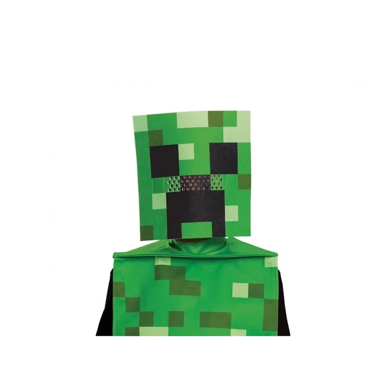 Fato Creeper Minecraft Disfarce Criança 7 a 8 Anos
