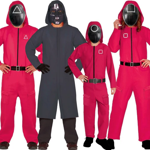 Fato Criança Squid Game Quadrado 7 a 9 Anos