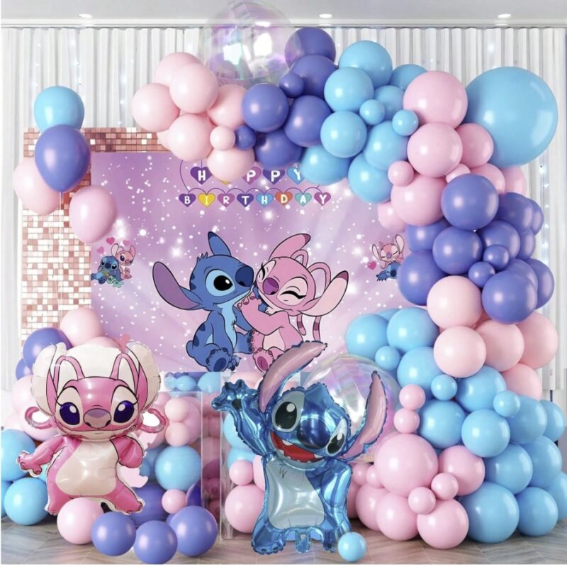 Kit de Festa do Stitch com 100 Peças