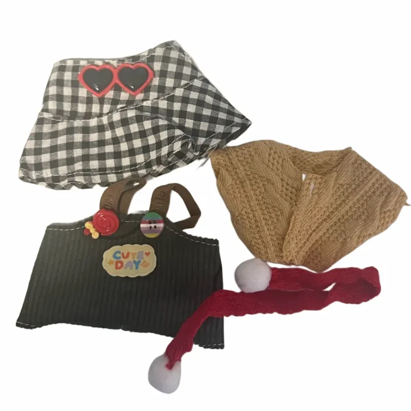 Kit Roupa e Acessórios para Labubu Aleatório