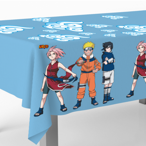 Toalha de Mesa do Naruto em Plástico Festa 120x180 cm