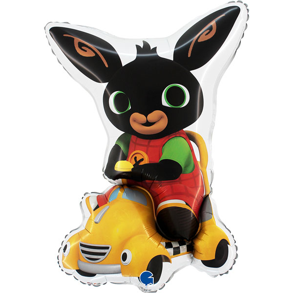 Balão Figura Coelho Bing Taxi 84 cm