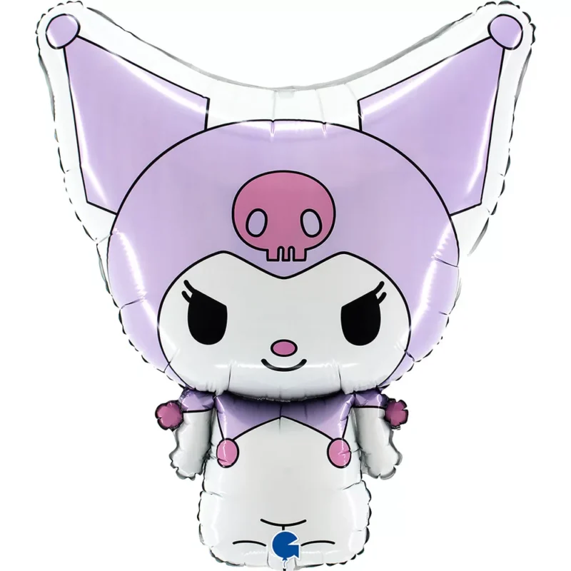 Balão Kuromi Hello Kitty Foil com 61 cm