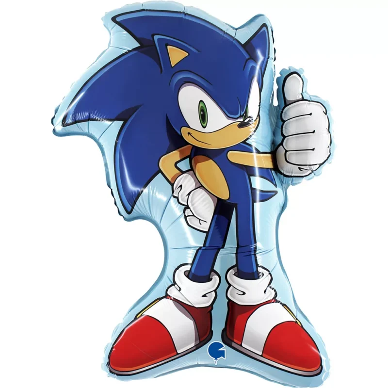 Super Balão Sonic Figura Foil com 71 cm