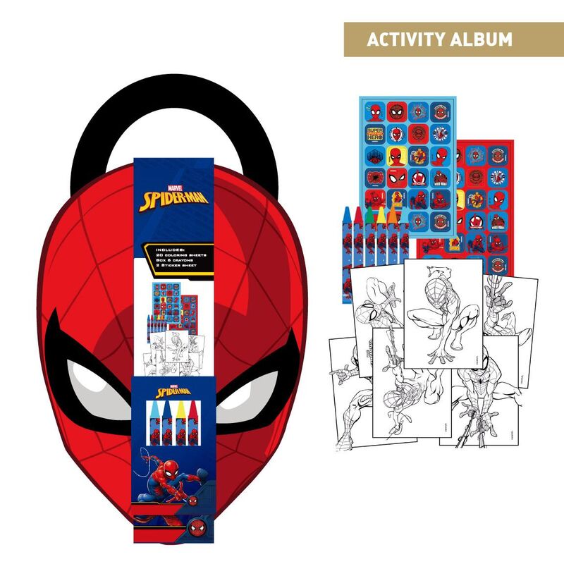 Conjunto de Atividades Colorir Homem Aranha 34 cm