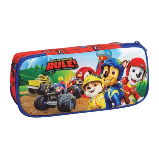 Estojo da Patrulha Pata Duplo Escolar 26 cm