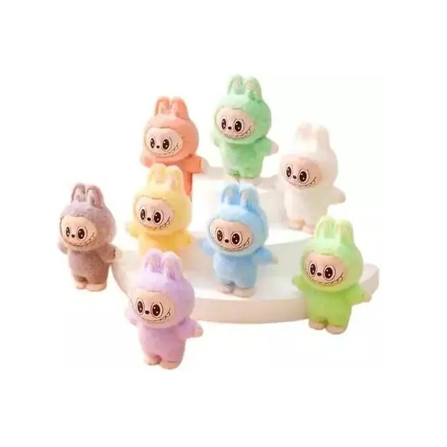 Mini Figura Labubu Surpresa em Caixa 4 cm