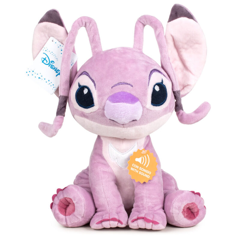 Peluche da Angel Stitch Disney 30 cm com Som
