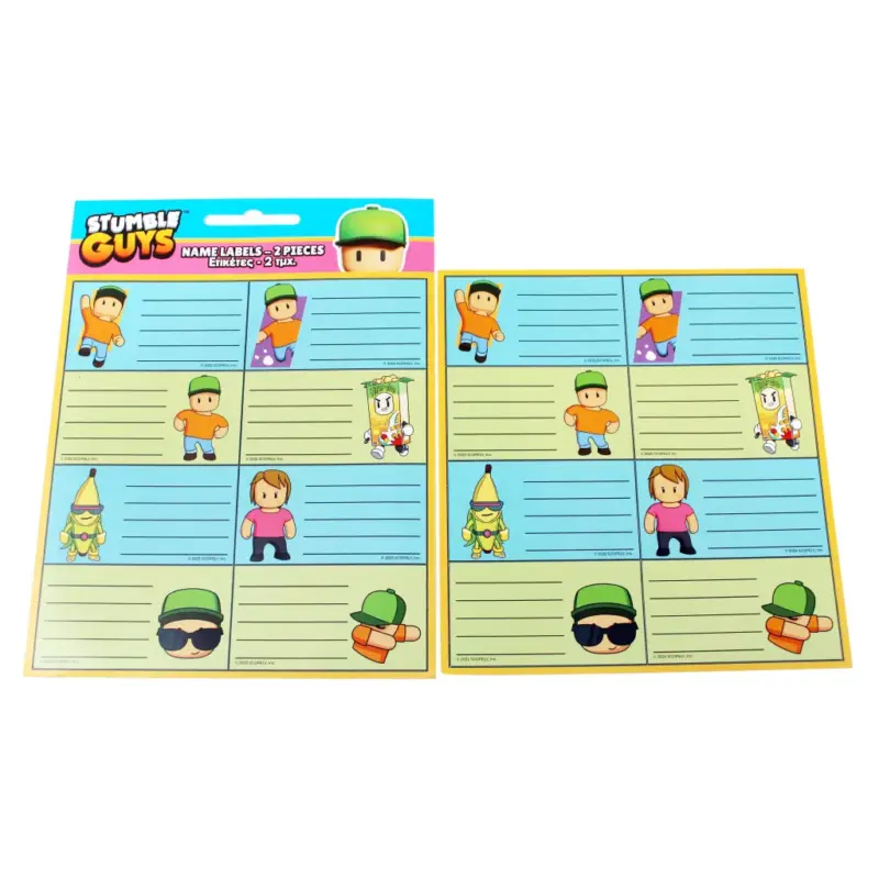 16 Etiquetas Autocolantes dos Stumble Guys