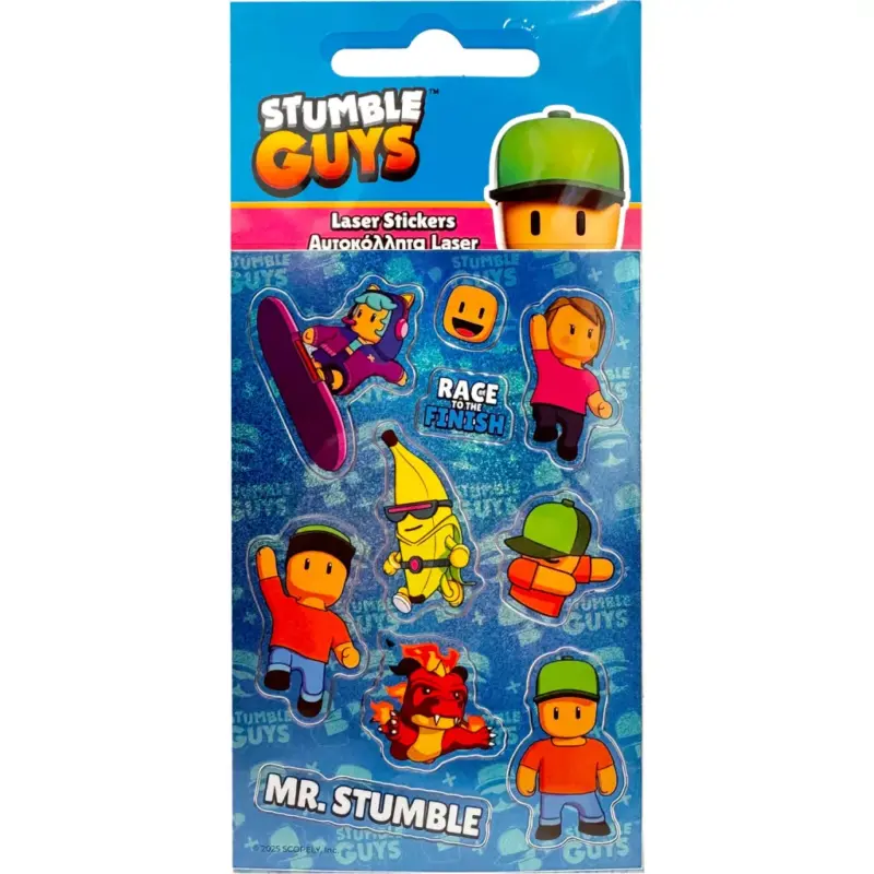 Autocolantes Holográficos dos Stumble Guys