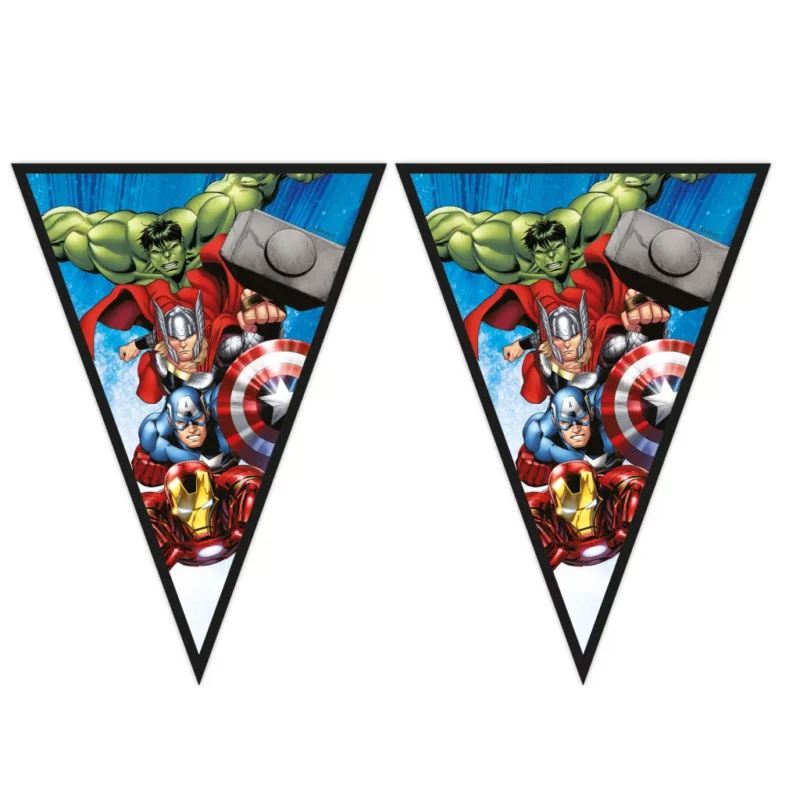 Bandeiras Decorativas Avengers Vingadores 230 cm