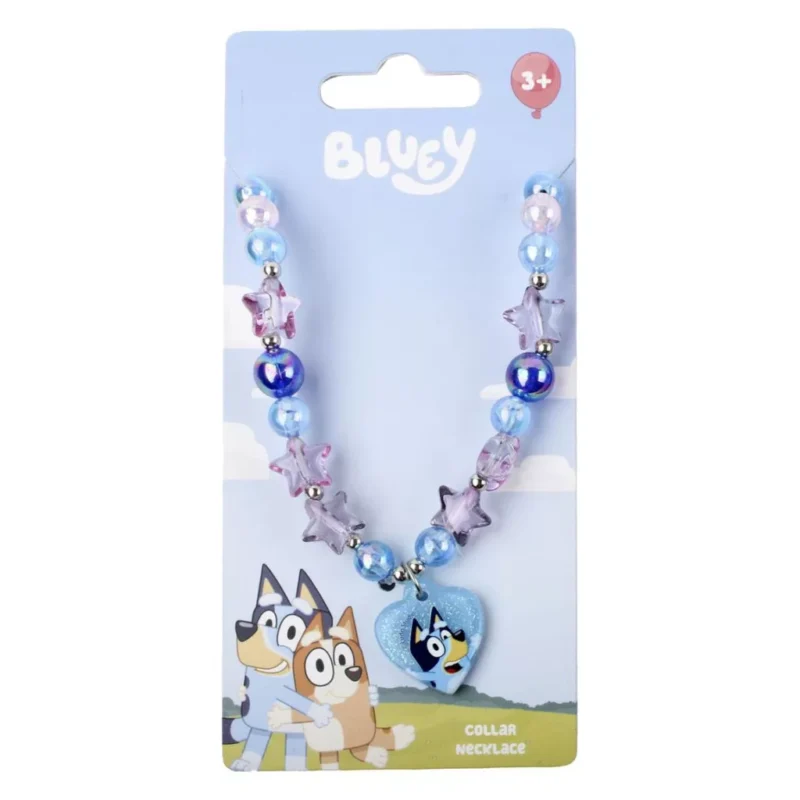 Colar da Bluey Coração de Criança
