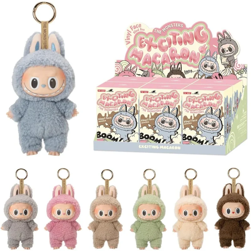 Figura Labubu Macaron Surpresa em Caixa Dupe