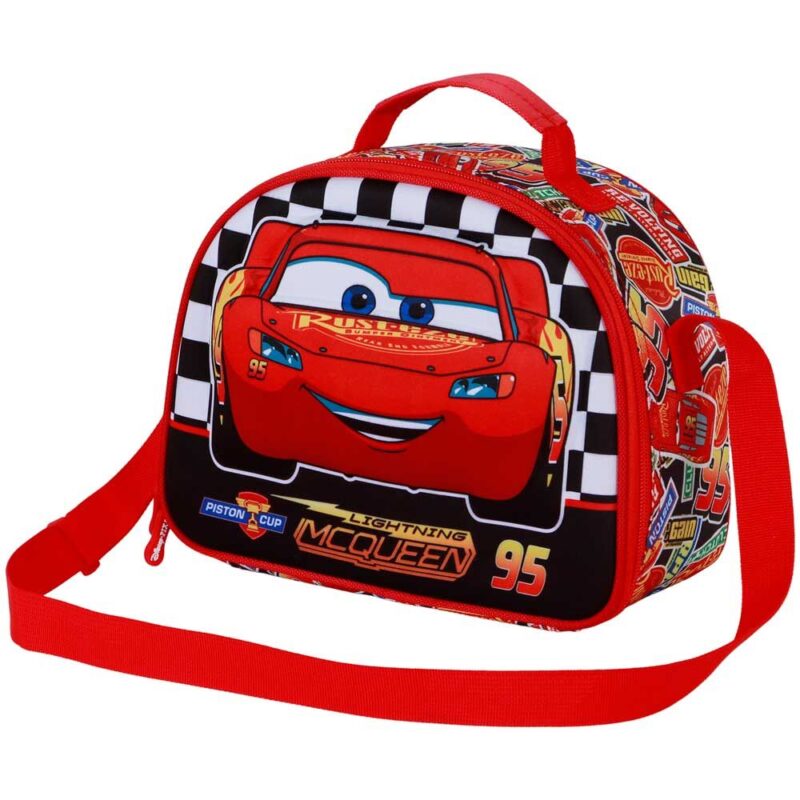 Lancheira Térmica Race Cars 3D Escolar