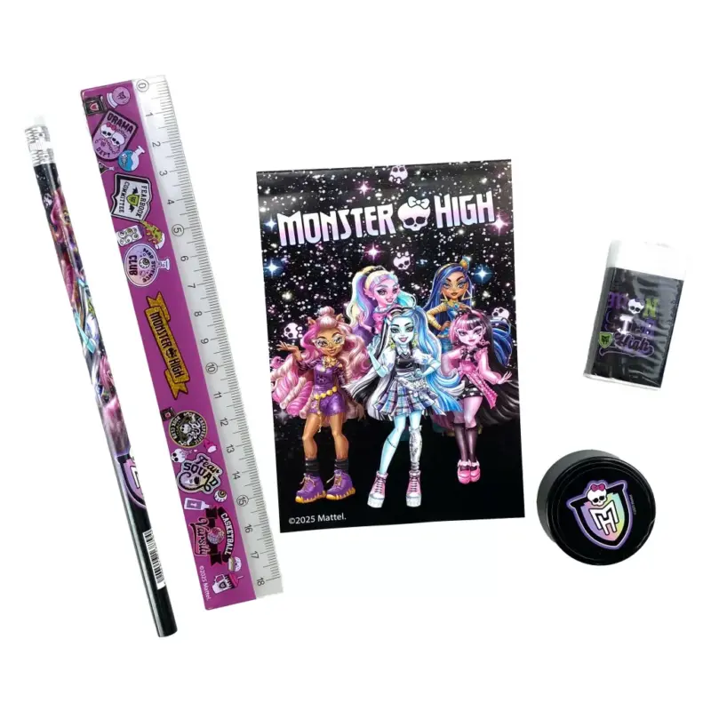 Material Escolar das Monster High 5 Peças
