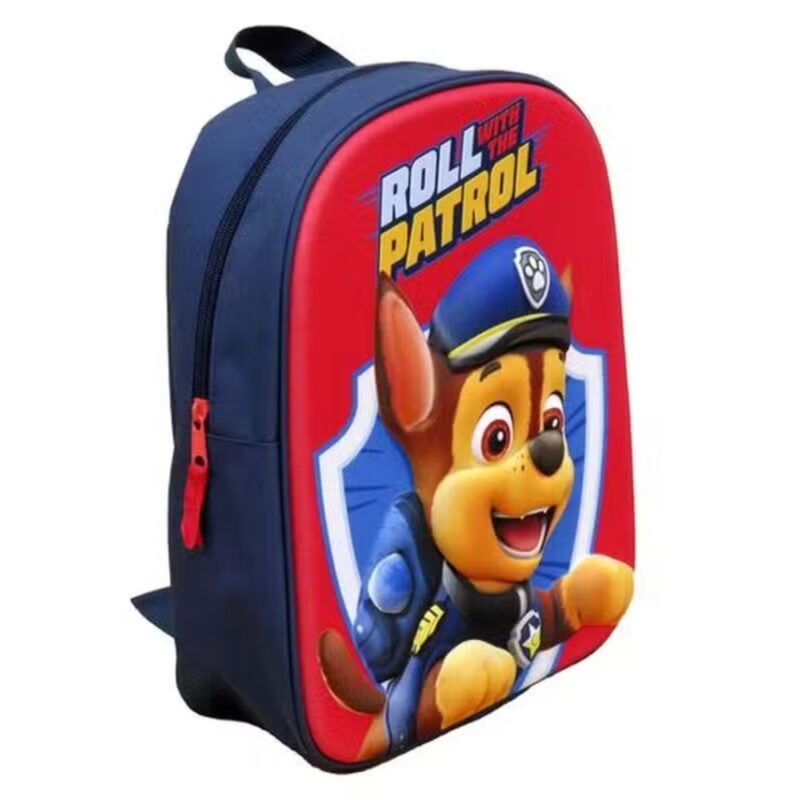 Mochila Chase Patrulha Pata 3D Pré-Escolar 30 cm