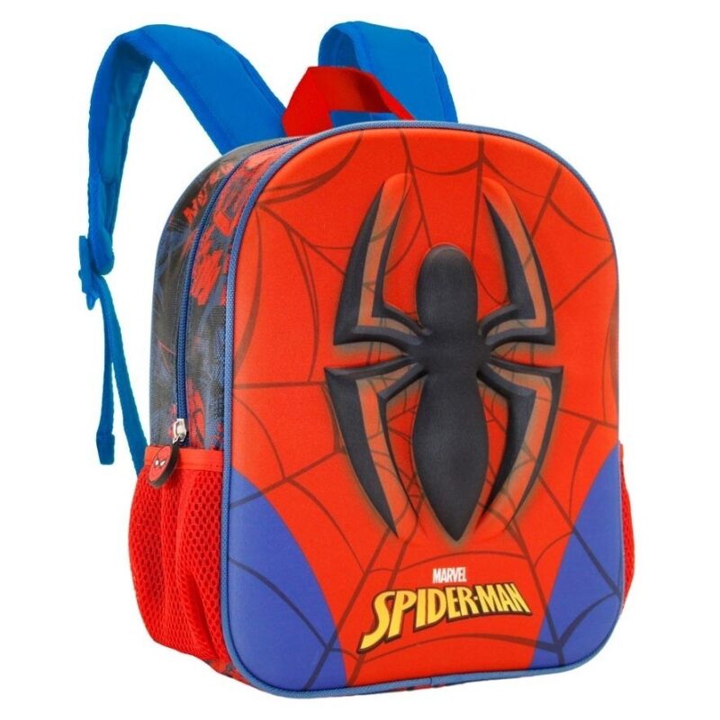 Mochila Pré-Escolar do Homem Aranha 3D 31 cm