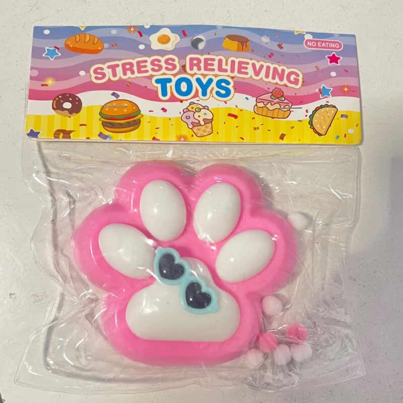 Brinquedo Pata Taba Squishy Antiestresse para Apertar e Esticar