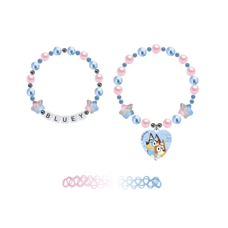 Conjunto de 3 Pulseiras da Bluey Criança