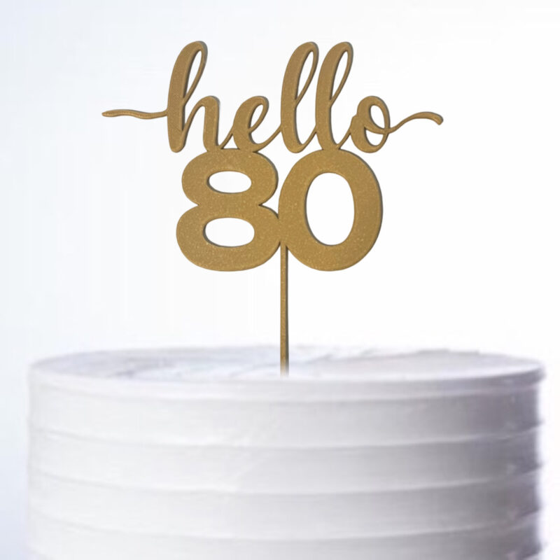Topo Bolo Personalizado Hello Idade
