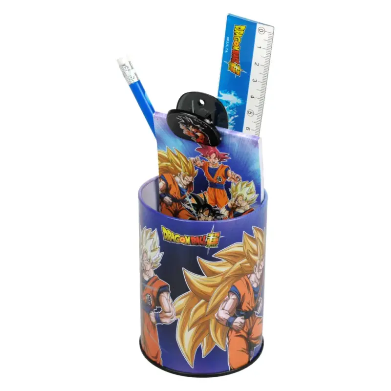 Conjunto Material Escolar Dragon Ball Z com 7 Peças