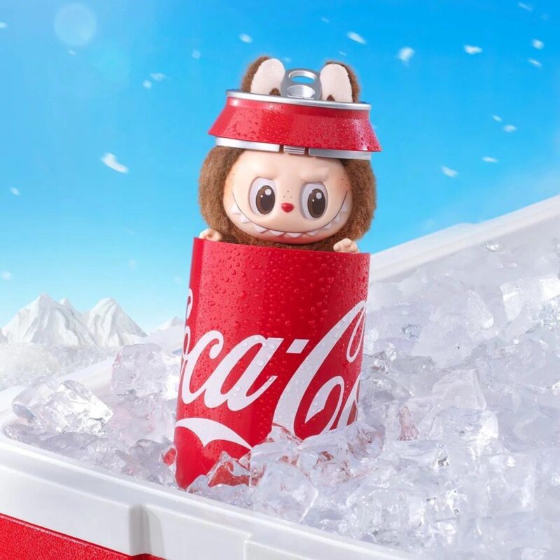 Figura Labubu Raro Surpresa em Caixa The Monster Coca-Cola Dupe
