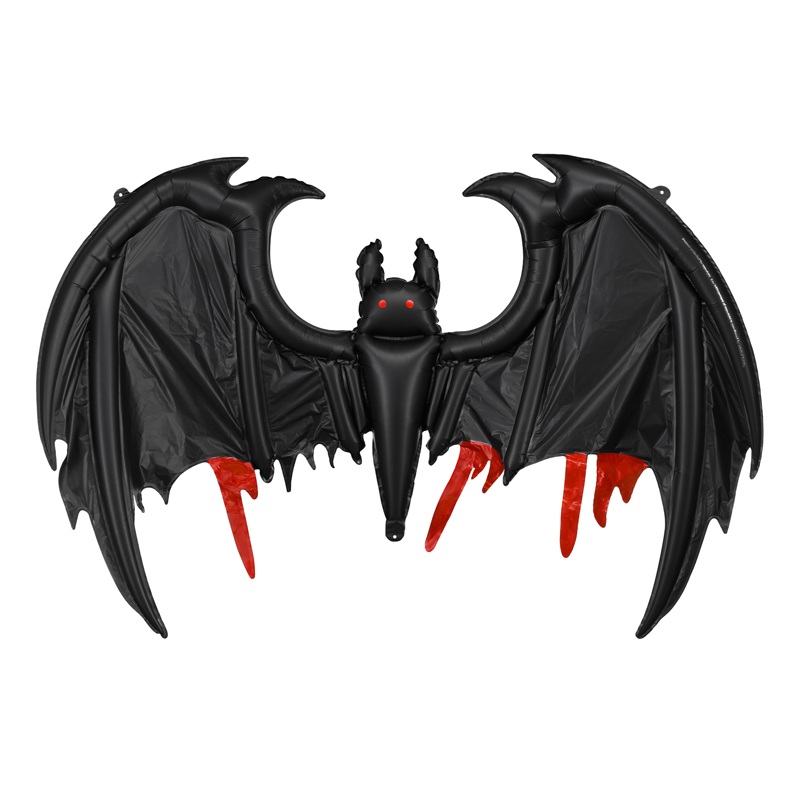 Halloween Super Balão Morcego Preto 120 cm